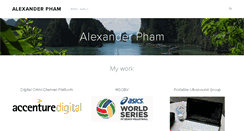 Desktop Screenshot of alexanderpham.com