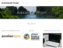 Tablet Screenshot of alexanderpham.com